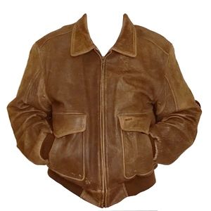 MEMBERS ONLY EXPRESS Vintage Leather Coat Size 44